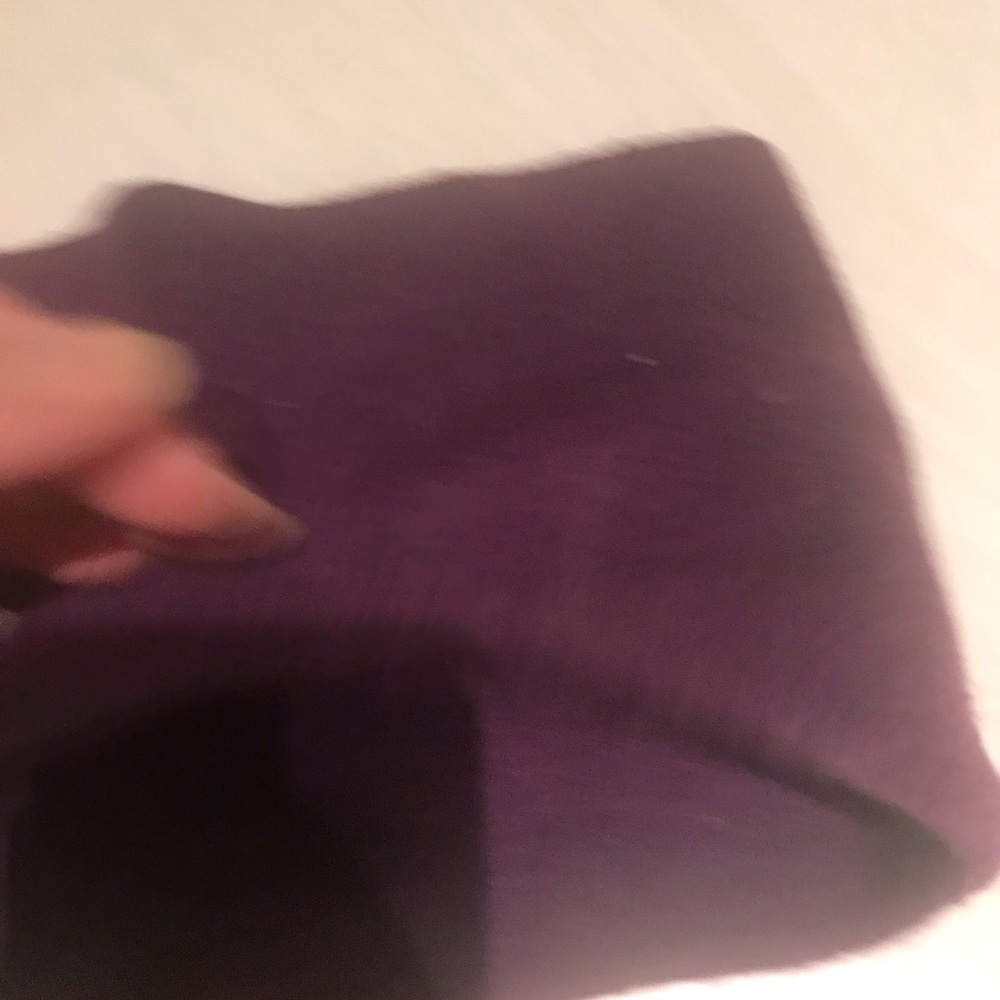 3/15$ Purple Knit Fabric neck warmers